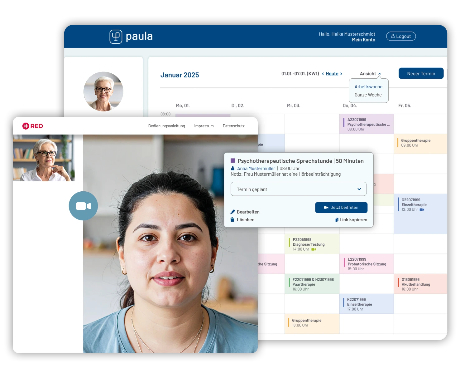 Paula-Kalender Illustration